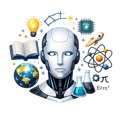AI Model Base Knowledge General No Background Text Icon