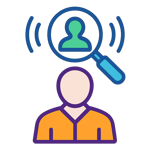 ICON DE COLORES SIN INCLUIR FONDO NI TEXTO DE Supervisin humana