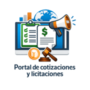 ICONO DE  Portal de cotizaciones y licitaciones SIN FONDO