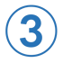 ICONO DE NUMERO 3 SIN INCLUIR FONDO NI TEXTO Y DE COLOR AZUL Y UN CIRCULO AL EXTERIOR-1