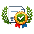 Icon of Certifications No Background No Text