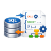 icon sin fondo ni texto de SQL embebido y lgica en stored procedures