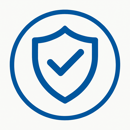 icono azul con fondo blanco y un circulo afuera sobre seguridad-1