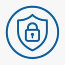 icono azul con fondo blanco y un circulo afuera sobre seguridad-2