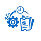 icono azul de crear tickets automticamente en sistemas ITSM sin fondo ni texto-1