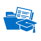 icono azul sin fondo ni texto de Gestin de archivos acadmicos-1