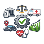 icono de Soporte a procesos crticos de recaudacin justicia movilidad salud y finanzas sin incluir fondo ni texto-1