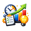 icono de colores de Mejora productividad  sin fondo ni texto-1