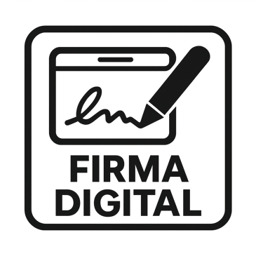 icono de firma digital en idioma espaol-1