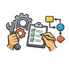 icono de procesos manuales sin fondo ni texto-1