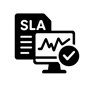 icono negro de SLA  y monitoreo-1
