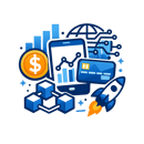 icono sin texto ni fondo de Fintech-1