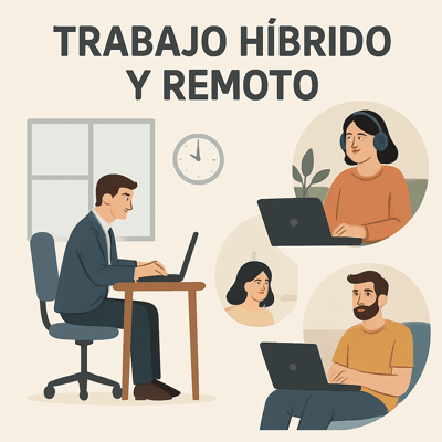 trabajo hibrido y remoto