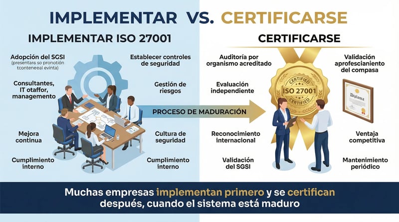 IIMPLEMENTR VS CERTIFICARSE