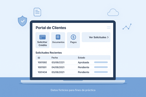 Interfaz de Portal de Clientes Interfaz de Portal de Clientes