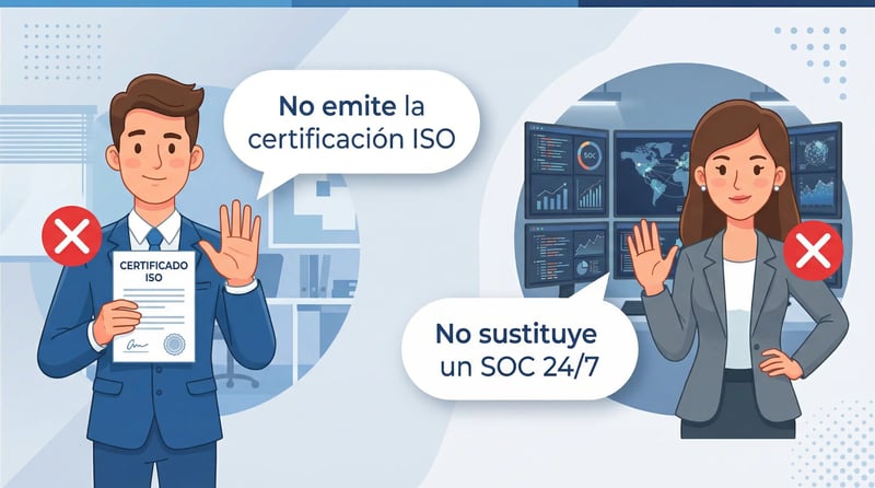 No emite certificacion ISO