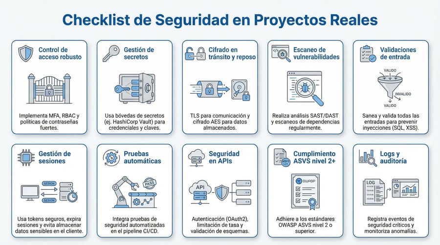 check list de seguridad en proyectos check list de seguridad en proyectos