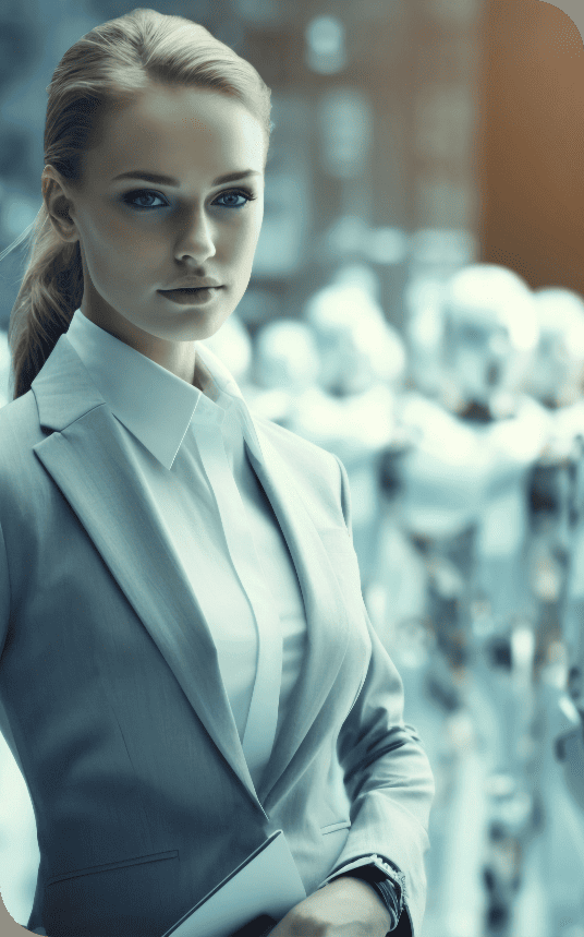 person-surrounded-by-ai-robots-coworkers-1