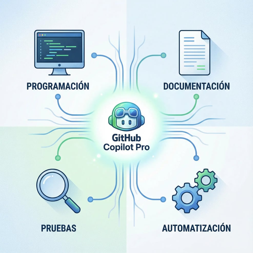 GitHub Copilot Pro: Acelera tu crecimiento con inteligencia artificial