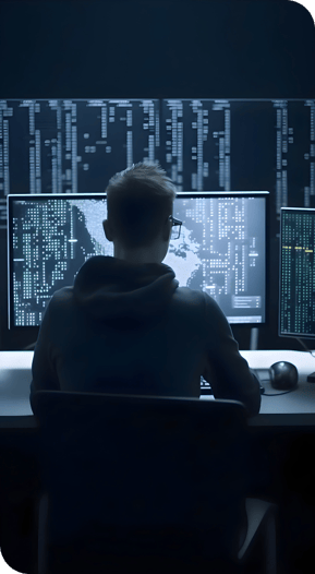 hacker-front-computer-screen-with-binary-code-cybercrime-concept