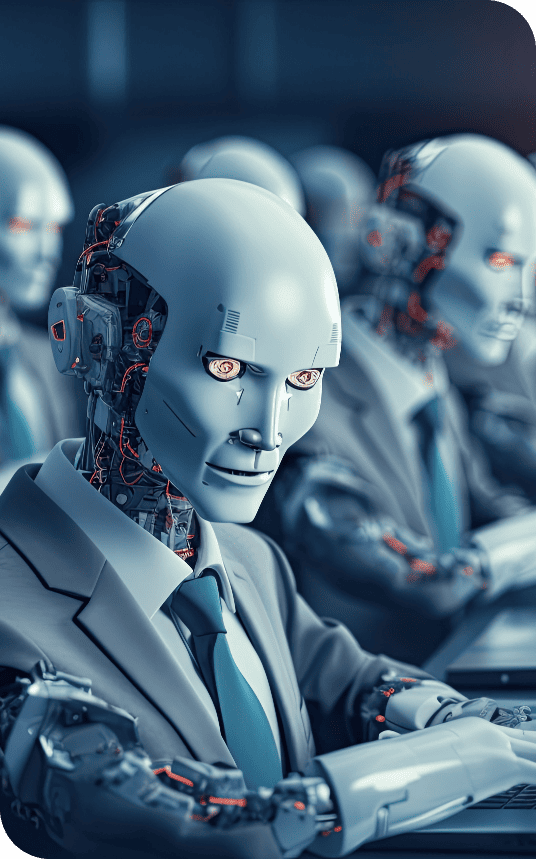 humanoid-robots-working-office-with-computers