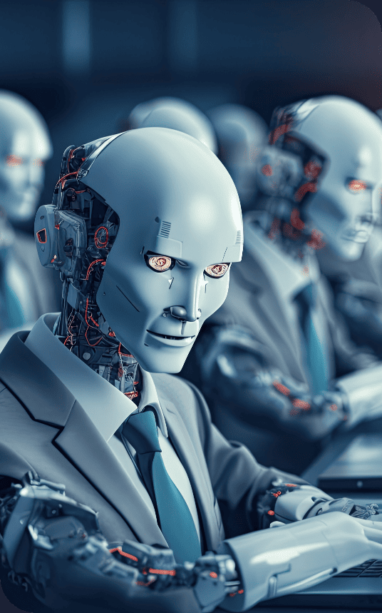 humanoid-robots-working-office-with-computers