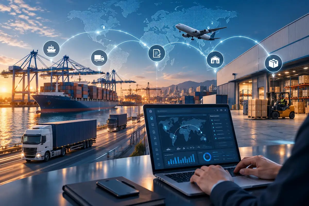 Portal logístico para centralizar y dar seguimiento a operaciones de transporte, envíos y cadena logística