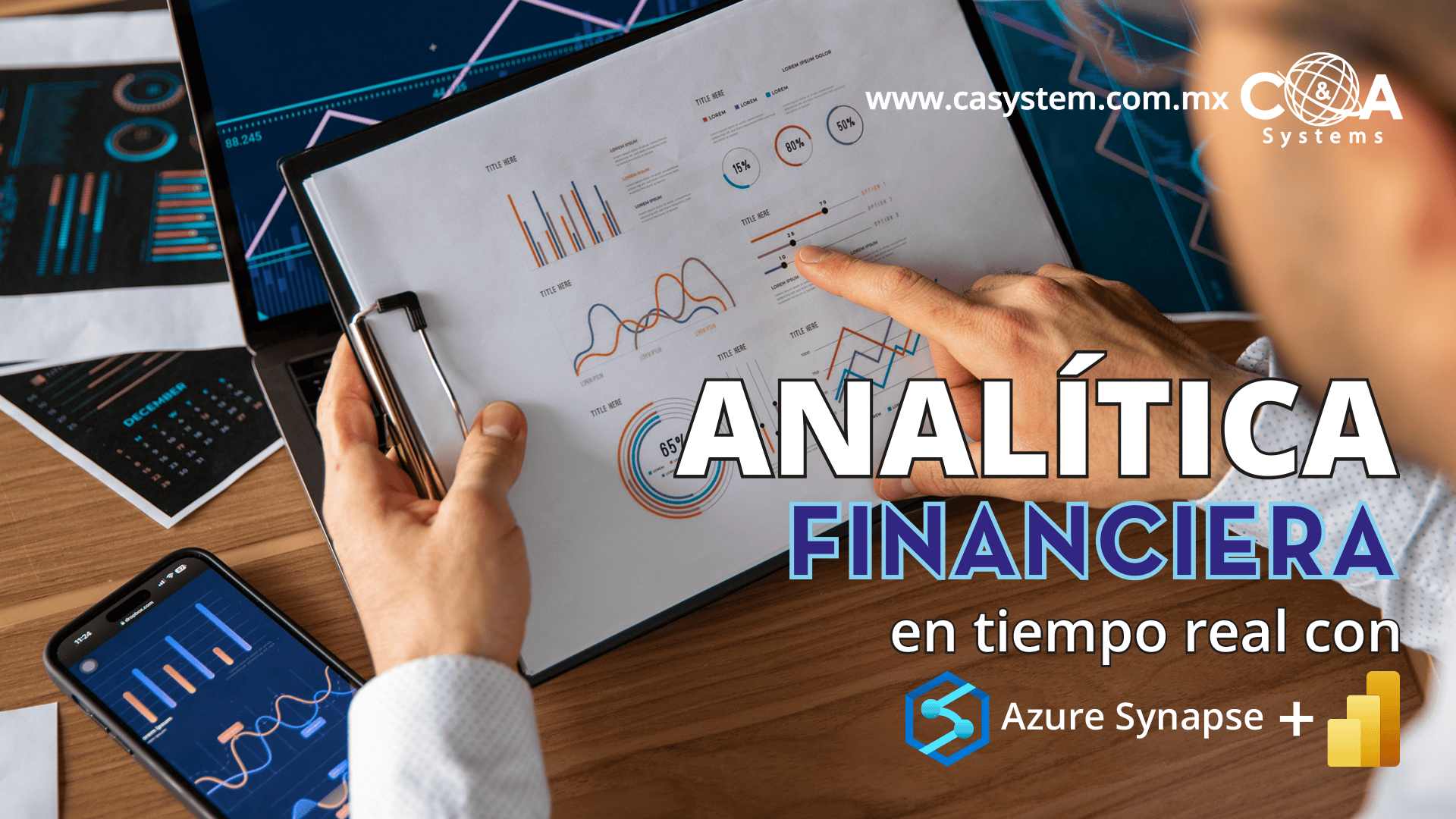 Analítica financiera en tiempo real con Azure Synapse y Power BI