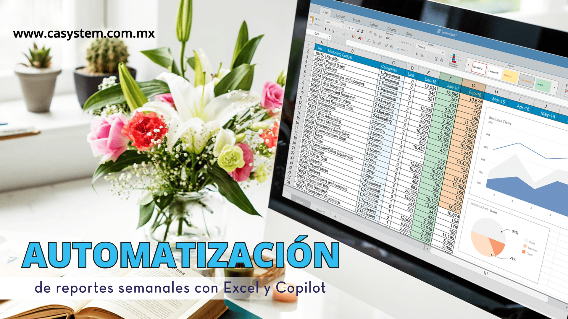 Automatización de reportes semanales con Excel y Copilot