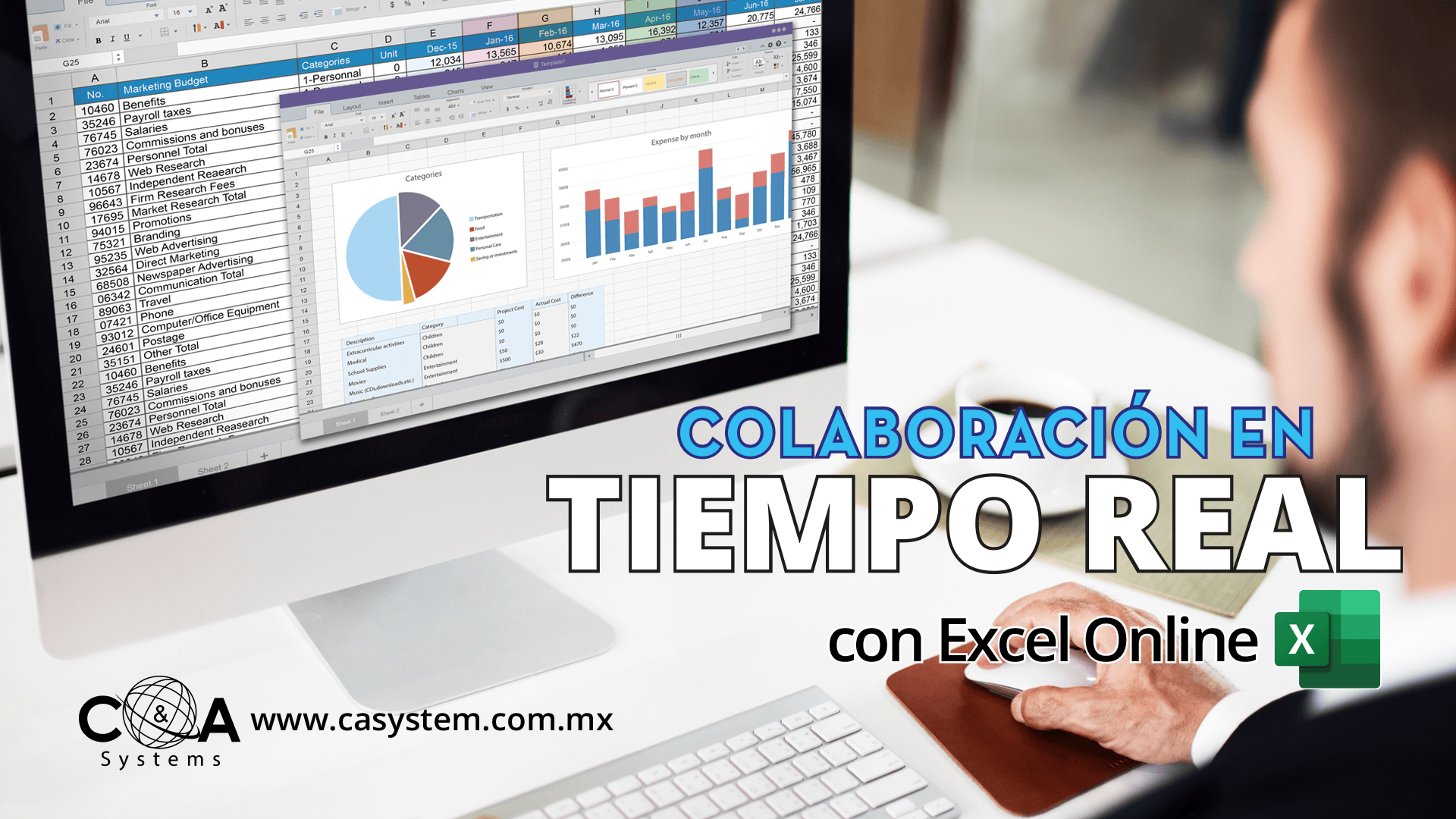 Colaboración Eficiente en Excel Online para Equipos de Marketing