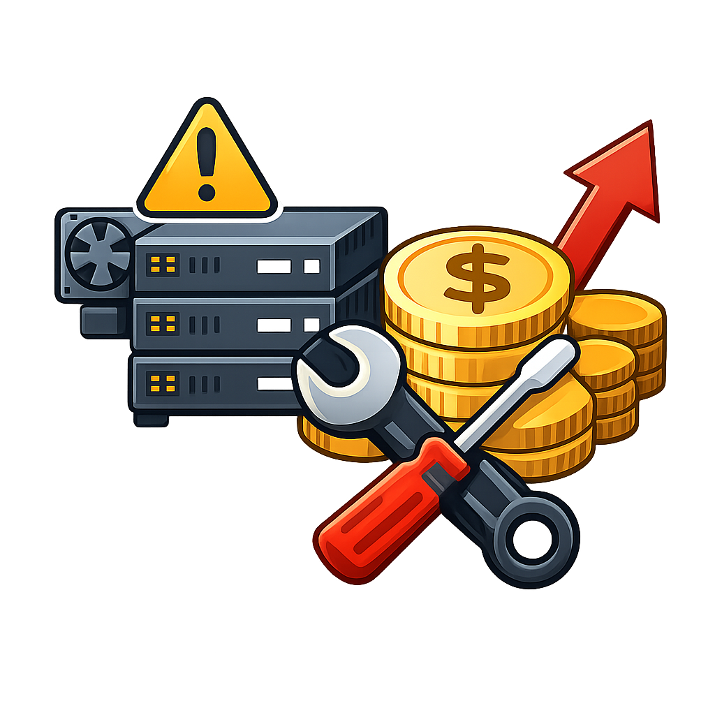ICONO DE Costos elevados de mantenimiento en servidores onpremise  SIN FONDO  NI TEXTO-1