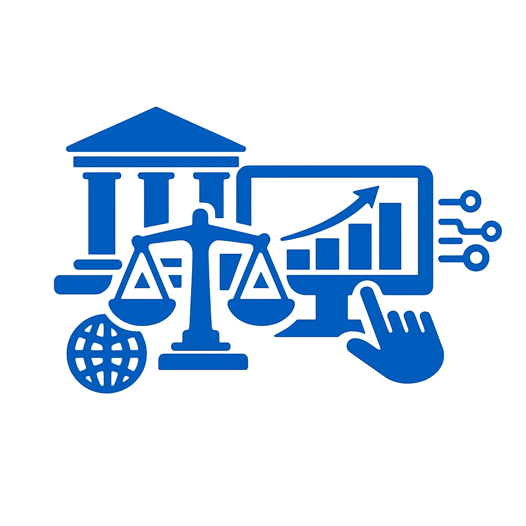 icono azul sin fodno ni texto de demanda digital