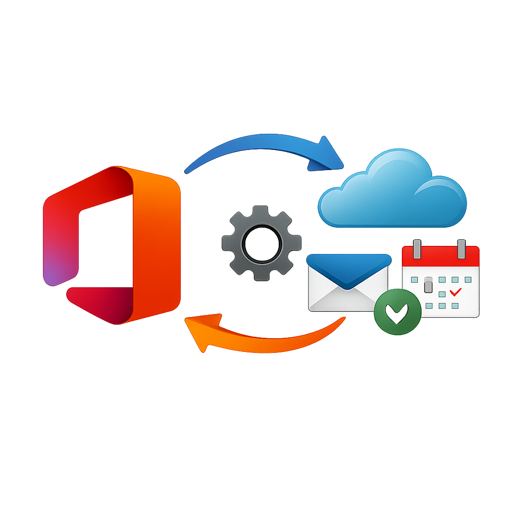 icono de  Integracin con Microsoft 365 y Aplicaciones SaaS  sin fondo ni texto
