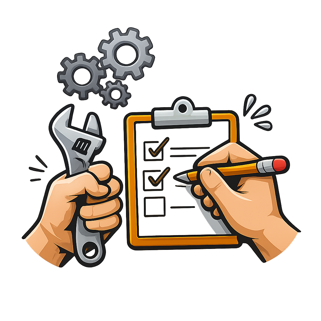 icono de  Procesos manuales con alta dependencia humana sin incluir fondo ni texto-1