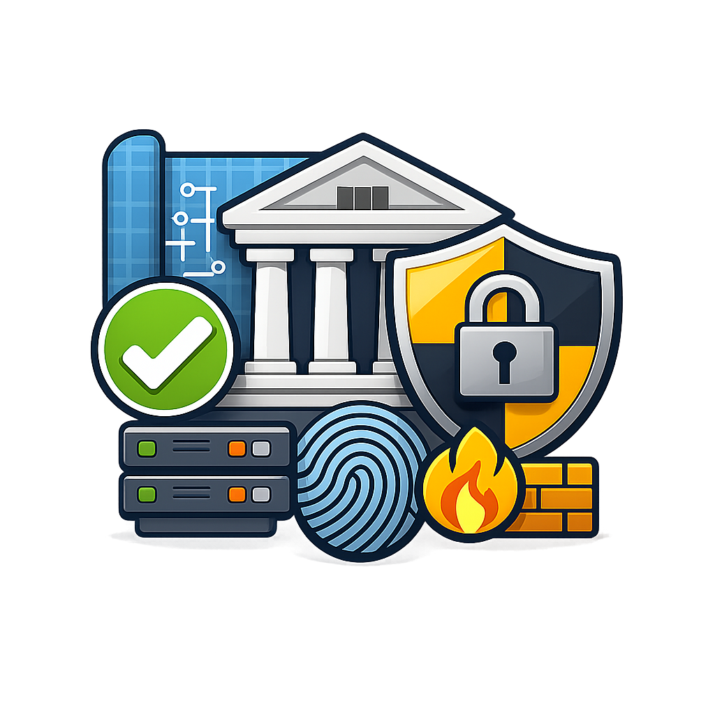 icono de Arquitectura de seguridad recomendada sin fondo ni texto-1