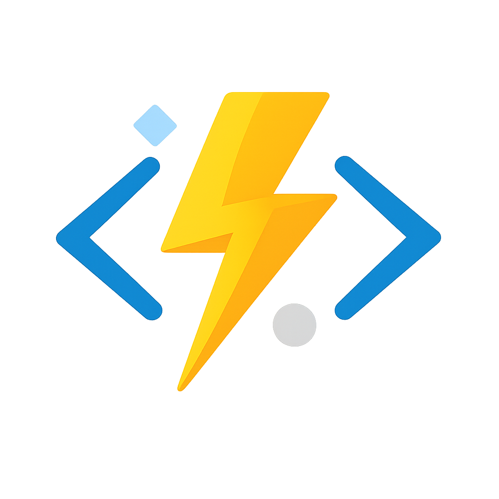 icono de Azure Functions sin fondo ni texto ni fondo