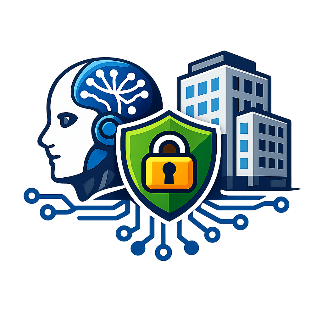 icono de Implementar IA empresarial segura  sin incluir fondo ni texto