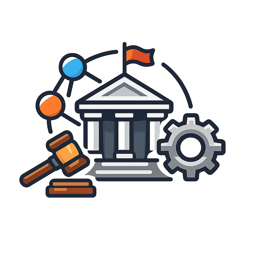 icono de Sistemas gubernamentales sin incluir fondo ni texto