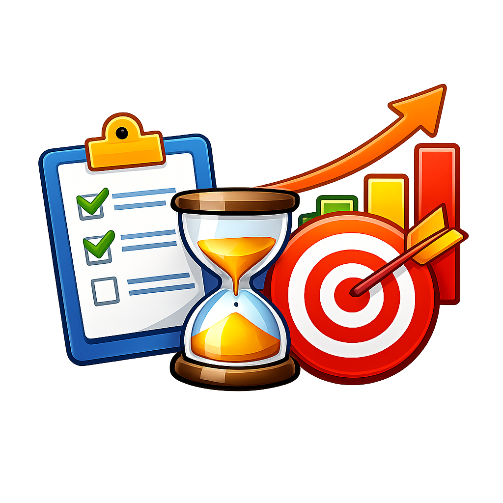 icono de colores de proyectos de larga duracin  sin fodn ni texto