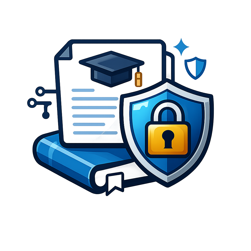 icono sin fondo ni texto de  Mayor seguridad en datos acadmicos-1