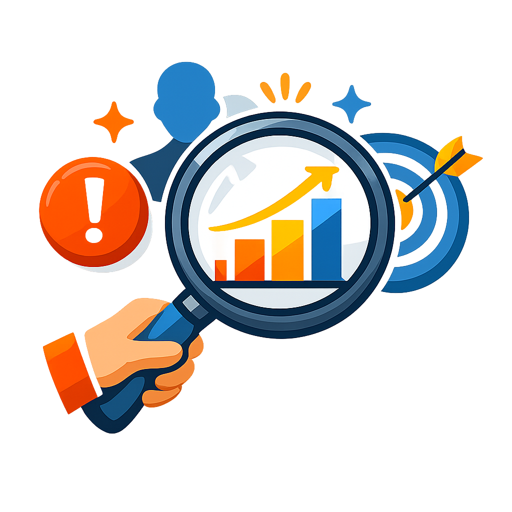 icono sin fondo ni texto de identificacion de casos de uso de alto impacto sin fondo ni texto