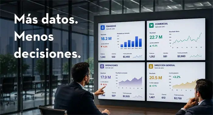 Tener más dashboards no significa tomar mejores decisiones