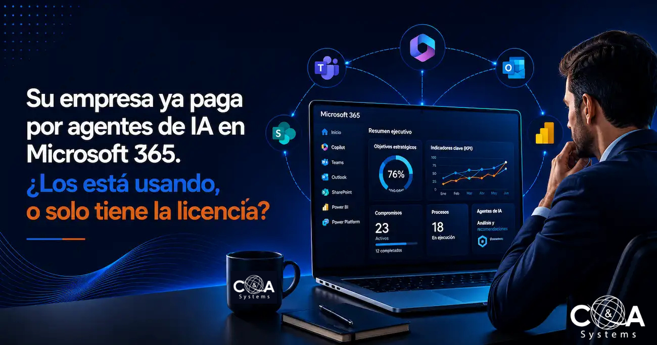 Su empresa ya paga por agentes de IA en Microsoft 365. ¿Los está usando, o solo tiene la licencia?