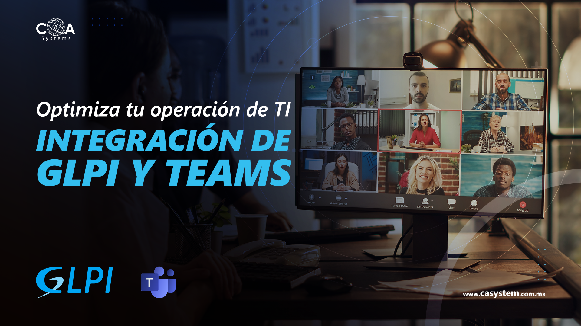 Optimiza tu operación de TI integrando GLPI y Teams