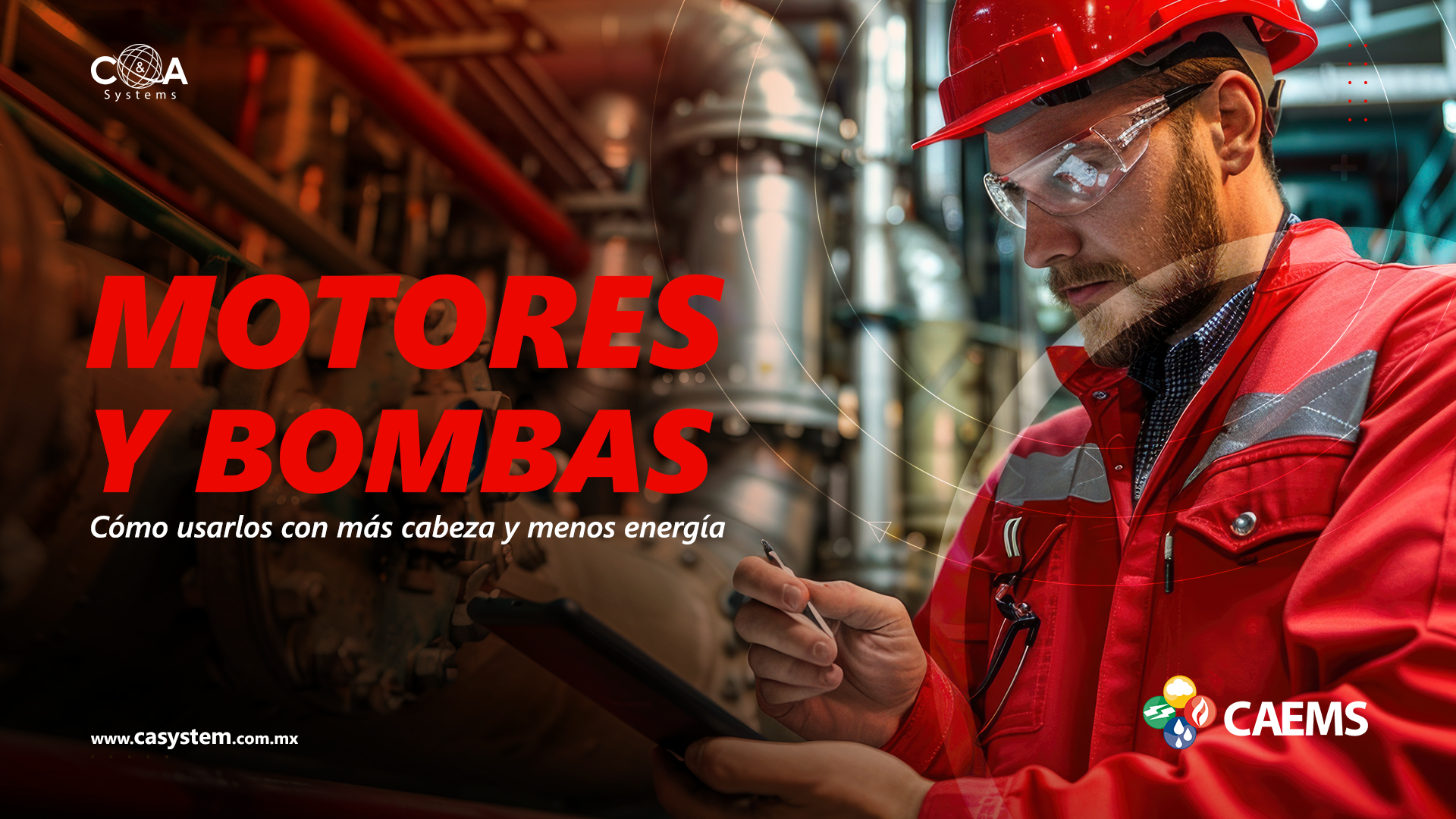 Optimiza motores y bombas para ahorrar energía y reducir gastos