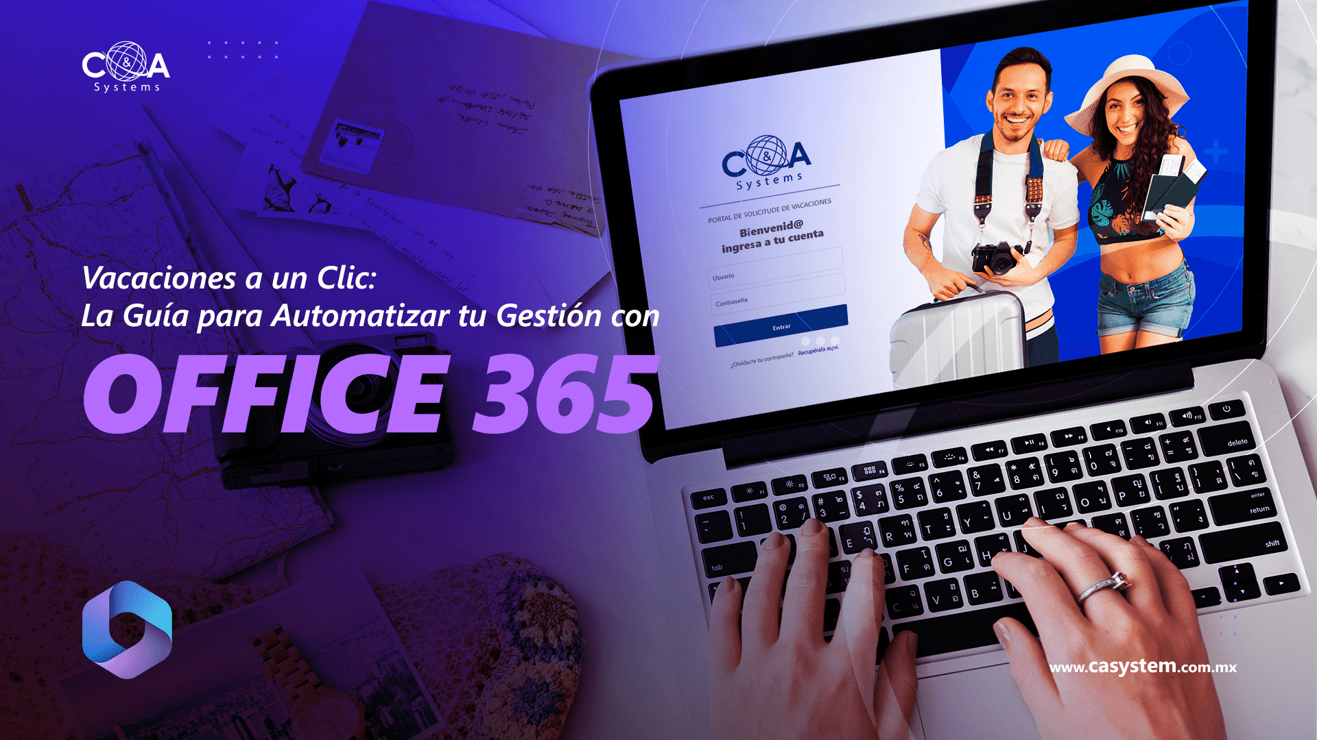 Vacaciones a un clic - La guía para automatizar tu gestión con Office 365