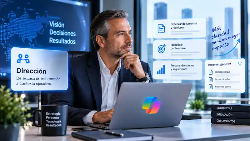 Microsoft Copilot para dirección y liderazgo empresarial