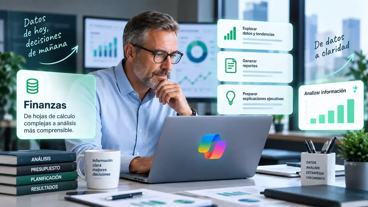 Microsoft Copilot para finanzas y análisis empresarial