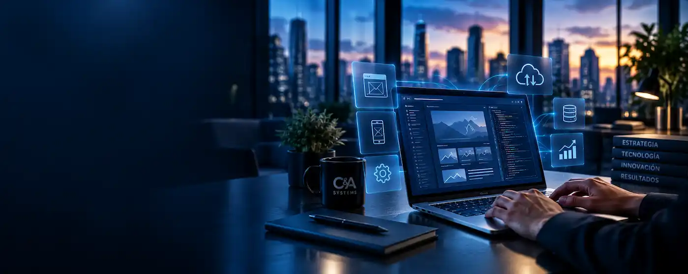 Desarrollo web profesional para empresas con arquitectura, integración y plataformas digitales