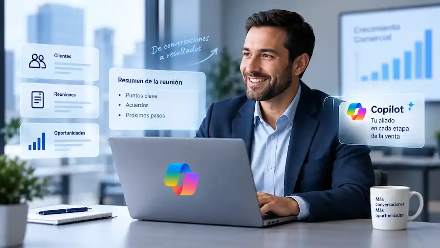 Microsoft Copilot para ventas y equipos comerciales